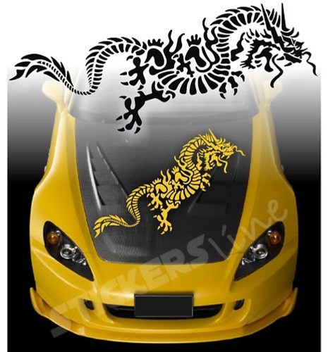 Tribal drache aufkleber für - drache,