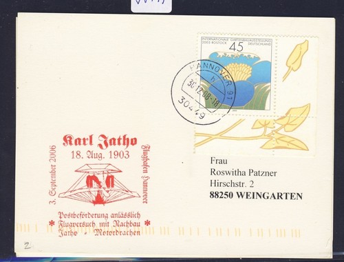 56217 karte flugversuch - karte,